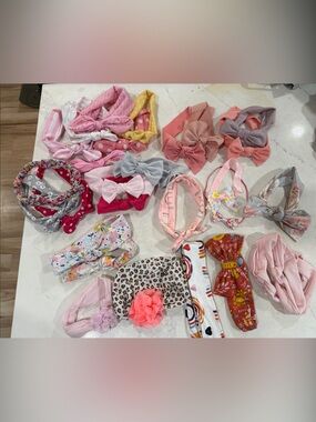 Assorted Pink Kids Headbands Pack - Brand